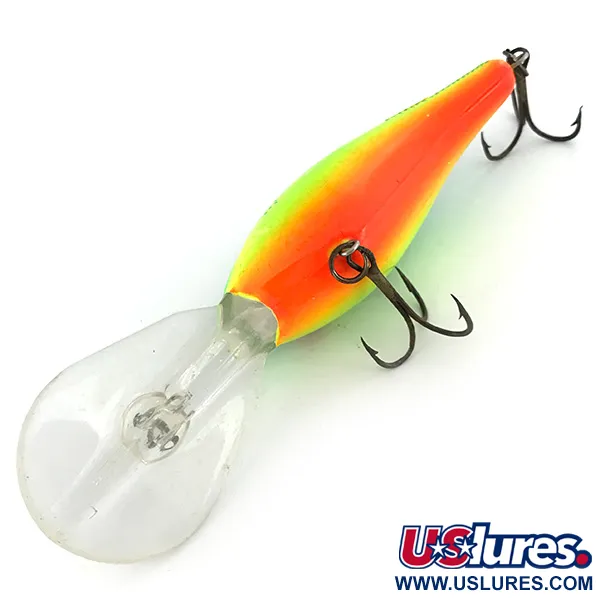 Mann's Depth Plus Ol' Homer Crankbait, Giallo / Verde, 8 cm, #6862