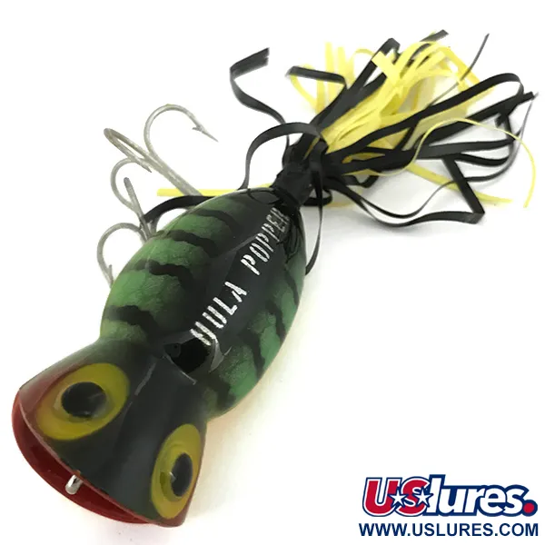 Fred Arbogast Hula Popper Topwater, Perch, 14g, Gonnellino, #6863