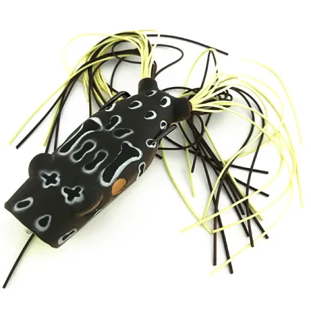 Terminator Popping Frog Esca Topwater, Marrone, 14g, Antialga, #6865