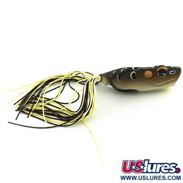 Terminator Popping Frog Esca Topwater, Marrone, 14g, Antialga, #6865