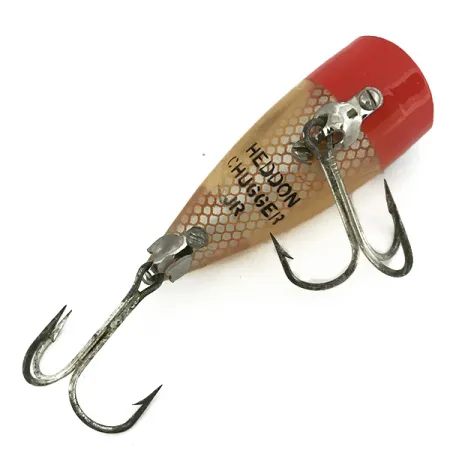 Heddon Chugger JR Esca Topwater, Rosso/Bianco, 10g, Bocca Concava, #6882
