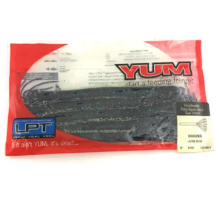 YUM DOOZE Esca siliconica, June Bone, 20 cm, Skirted Tail, #6888