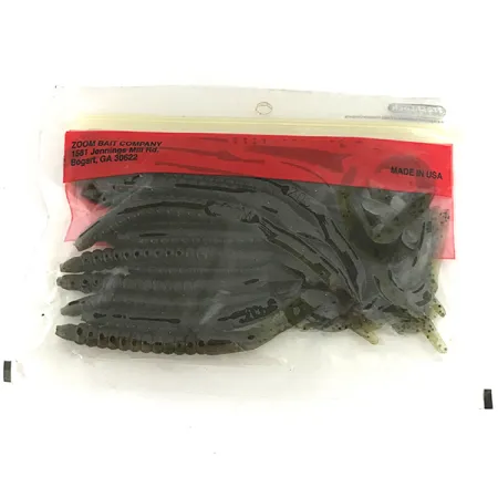 Zoom Super Salt Plus Softbait, Green Pumpkin, 17cm, U-Tale, #6892