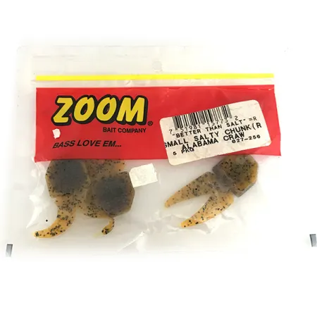 Zoom Small Salty Chunk Esca Siliconica, Alabama Craw, 6,5cm, Trailer, #6894