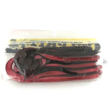 Culprit Original Worm esca soft, Red Shad, 14cm, Ribbon Tail, #6897