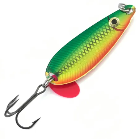 Key Largo Syco Spoon UV Ondulante, Rainbow Fish, 14g, UV-Finish, #6907