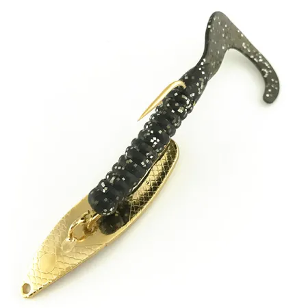 Mepps Timber Doodle 0 Ondulante Antialga, Oro / Nero, 8g, #6915