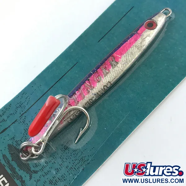 Luhr Jensen Deep Stinger UV Jig, Argento / Rosso, 21g, UV Active, #6927