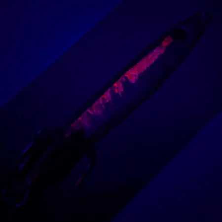 Luhr Jensen Deep Stinger UV Jig, Argento / Rosso, 21g, UV Active, #6927