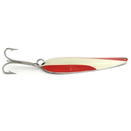 Nebco Aqua Spoon Ondulante, Rosso / Bianco / Nickel, 21g, USA, #6928