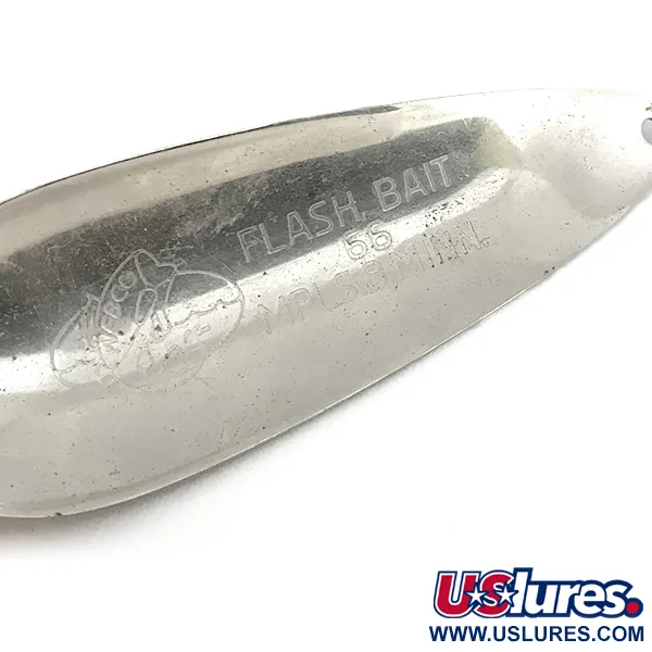 Nebco FlashBait 66 Ondulante, Nero/Bianco/Nichel, 21g, Vintage, #6929