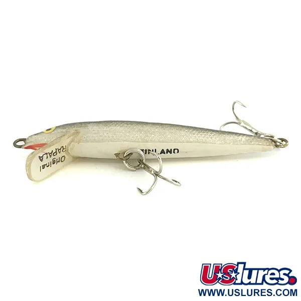 Rapala Original Floater F7 Artificiale, Argento, 4g, Balsa, #6940