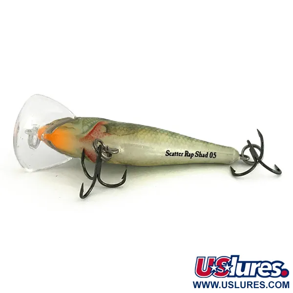 Rapala Scatter Rap Shad SCRS05 Artificiale, Perch, 5g, Balsa, #6941