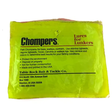 Chompers Garlic&Sаl Soft Bait, Chartreuse Pepper, 10,8cm, #6951