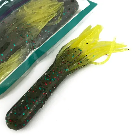 Bass Pro Shops Tournament Series Soft Bait, Green Pumpkin, 10cm, #6952