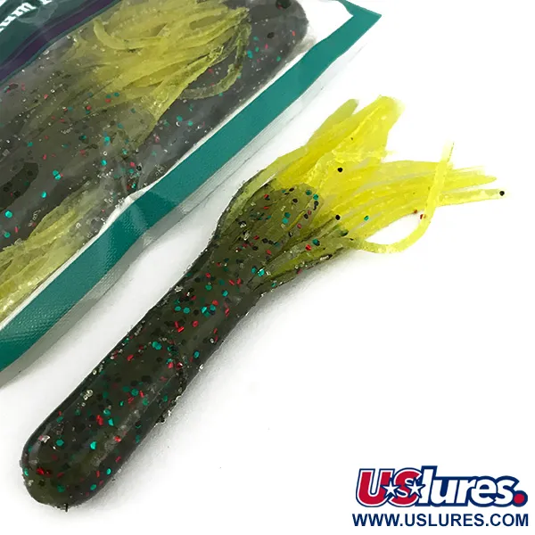 Bass Pro Shops Tournament Series Soft Bait, Green Pumpkin, 10cm, #6952