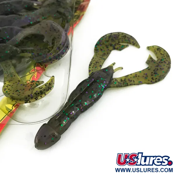 Strike King Rage Tail Esca siliconica, Hard Candy, 10cm, Aroma caffè, #6958