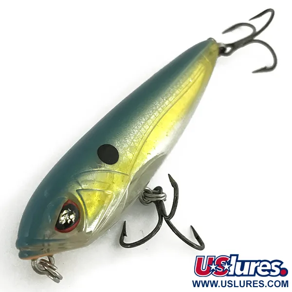 Gary Yamamoto Tate' Pencil Walker, Teal/Giallo, 10g, Superficie, #6960