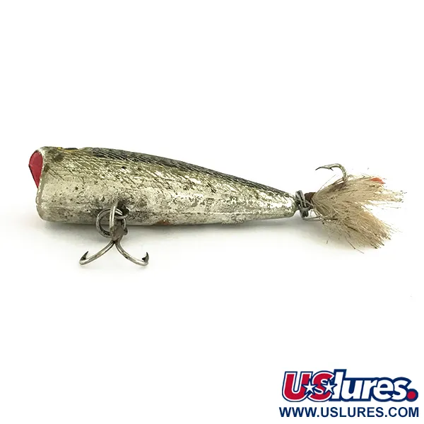 Rebel POP-R Popper, Nero Argento, 7g, Ancoretta Piumata, #6961