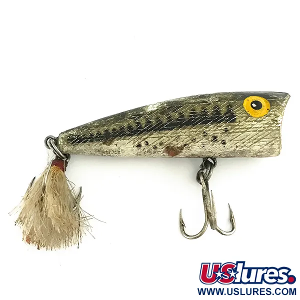 Rebel POP-R Popper, Nero Argento, 7g, Ancoretta Piumata, #6961