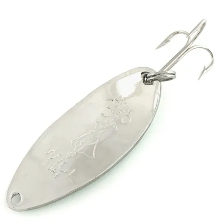 Ondulante Seneca Little Cleo (Hula Girl) Glow, Bianco/Verde/Nickel, 18g, #6969