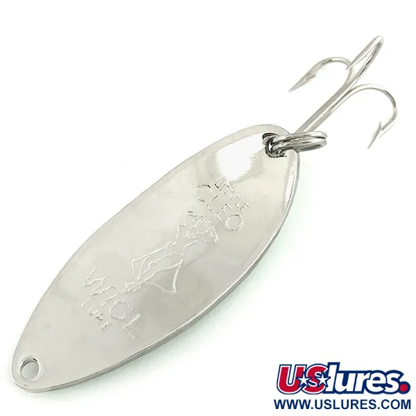 Ondulante Seneca Little Cleo (Hula Girl) Glow, Bianco/Verde/Nickel, 18g, #6969