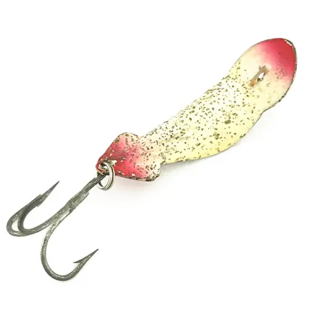 Buck Perry Spoonplug Ondulante, Bianco/Rosso/Glitter Argento, 5g, #6984