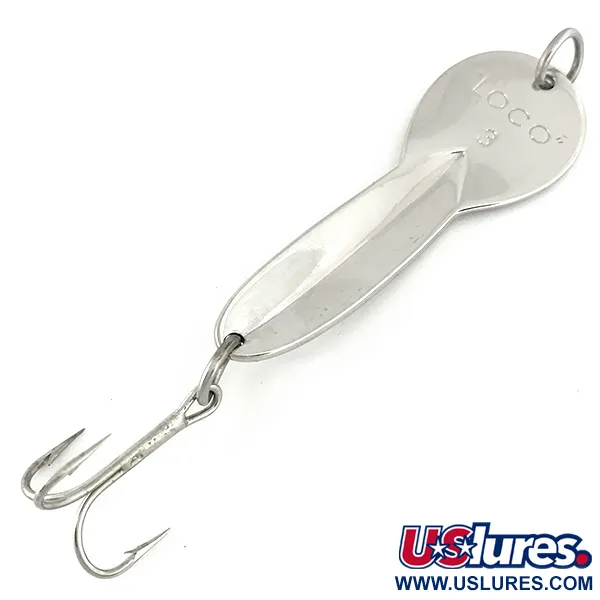 Luhr Jensen Loco 3 Ondulante, Nickel, 17g, nichelato, #7000