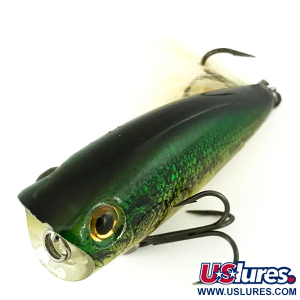 Heddon Excalibur POP'N IMAGE Popper, Bull Frog, 9g, Ancora Piumata #7006