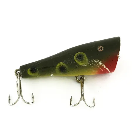 Creek Chub Plunker Popper Topwater, Frog, 5.5g, Vintage, #7011