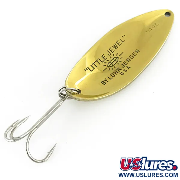 Luhr Jensen Little Jewel Ondulante, Oro, 21g, Vintage USA, #7028