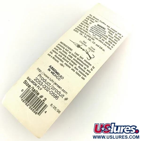 Luhr Jensen Fire Max Miracle 2 Rotante, Oro / Nero, 7g, #7056