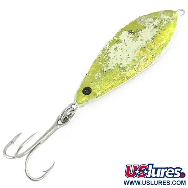 RSR Lures RSR SHAD Jigging Spoon, Chartreuse, 35g, #7066