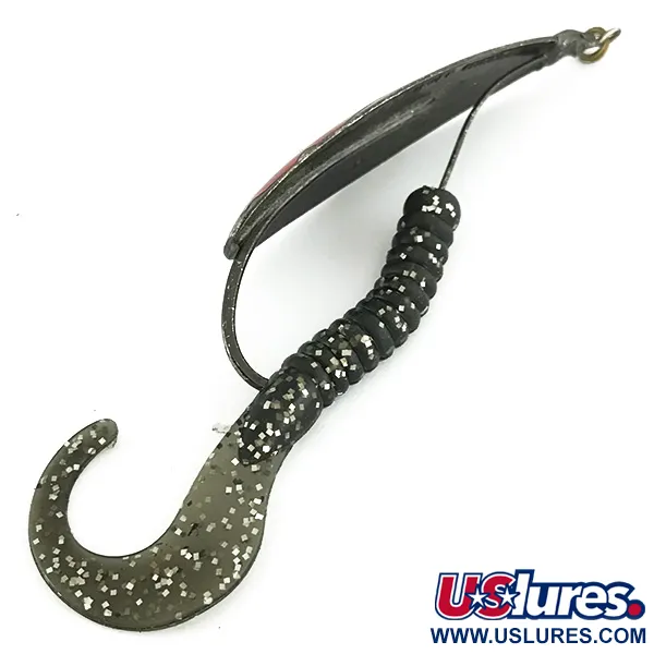 Weedless Johnson Silver Minnow Ondulante, Nero / Rosso, 14g, #7071