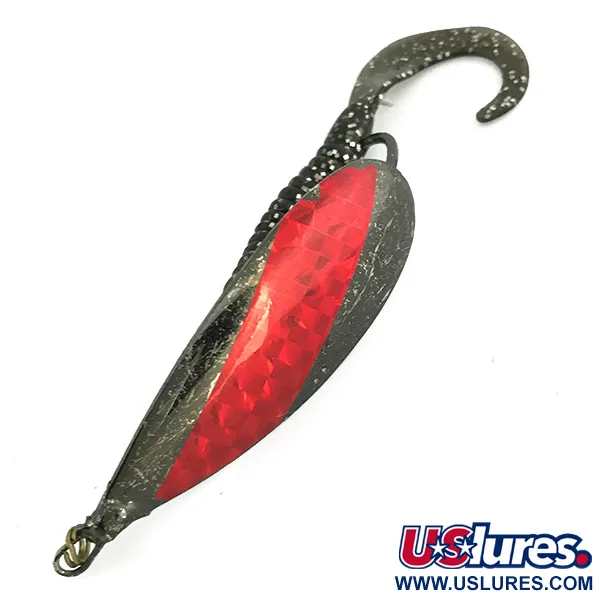 Weedless Johnson Silver Minnow Ondulante, Nero / Rosso, 14g, #7071