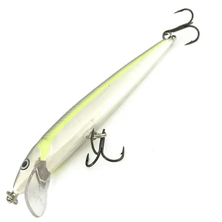 RAPALA HUSKY JERK Holo Artificiale, Argento-Giallo, 10g, Suspending, #7079