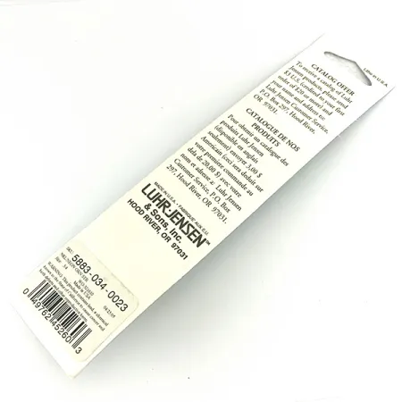 Luhr Jensen Deep Stinger Ondulante, Argento / Verde, 21g, UV, #7085