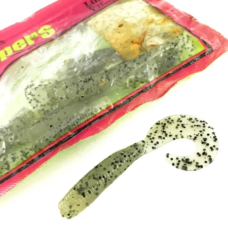 Chompers Single Tail Grub 8pcs Falcetto, Chartreuse Pepper, #7088