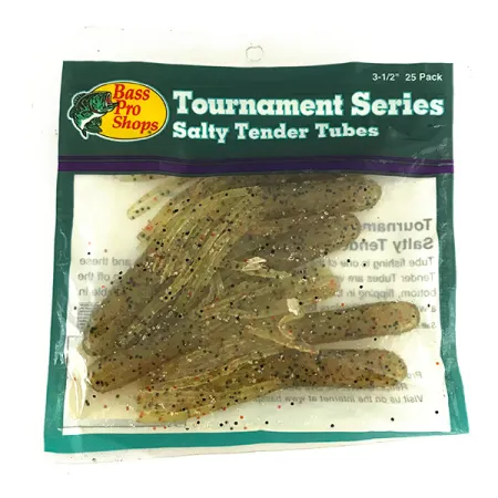 Bass Pro Shops Salty Tender Flipping Tubes esca siliconica 7pz