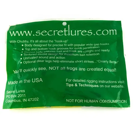 Secret Lures Chubby Frog Rana soft bait, Super Shad, 10cm, #7095