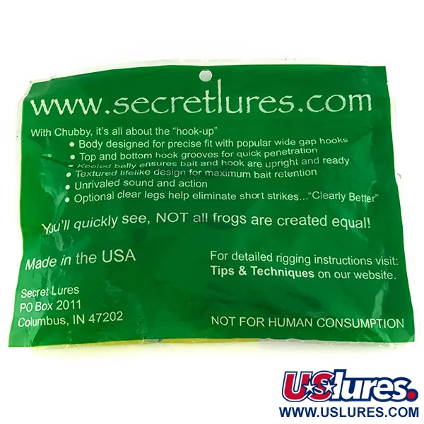 Secret Lures Chubby Frog Rana soft bait, Super Shad, 10cm, #7095