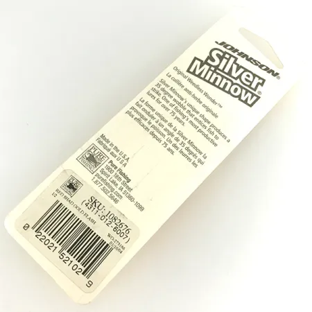 Johnson Silver Minnow Ondulante Antialga, Red Shad Flash, 14g, #1082676