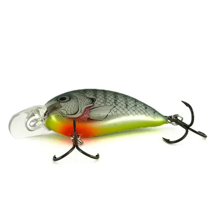 Bagley Pro Sunny B Squarebill Crankbait, Verde Argento, 8,5g, Balsa, #7107