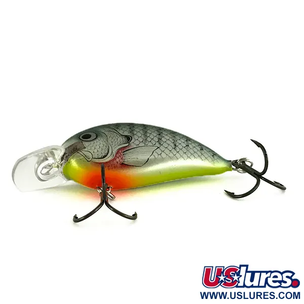 Bagley Pro Sunny B Squarebill Crankbait, Verde Argento, 8,5g, Balsa, #7107