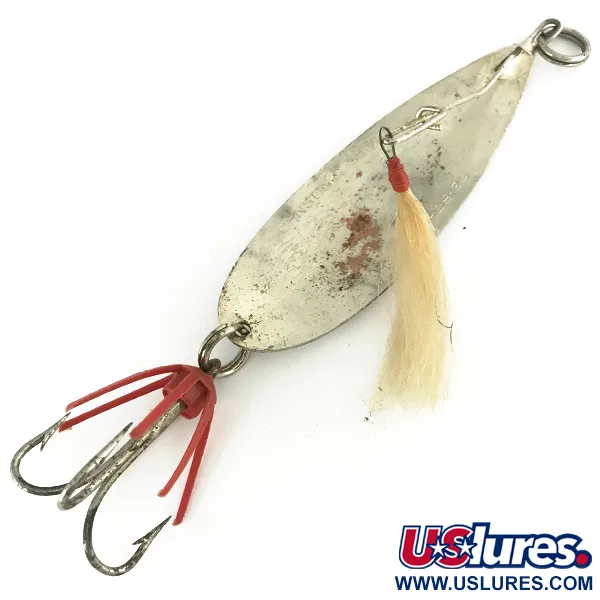 Johnson Silver Minnow Ondulante, Argento, 31g, Trailer piumato, #7108