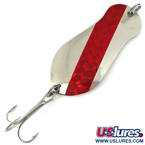 K-B Bait K-B Spoon Ondulante, Nichel / Rosso, 14g, #7119