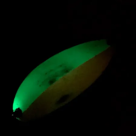 Seneca Little Cleo Glow cucchiaino traina, Bianco/Arancio/Nickel, 5g, #7120