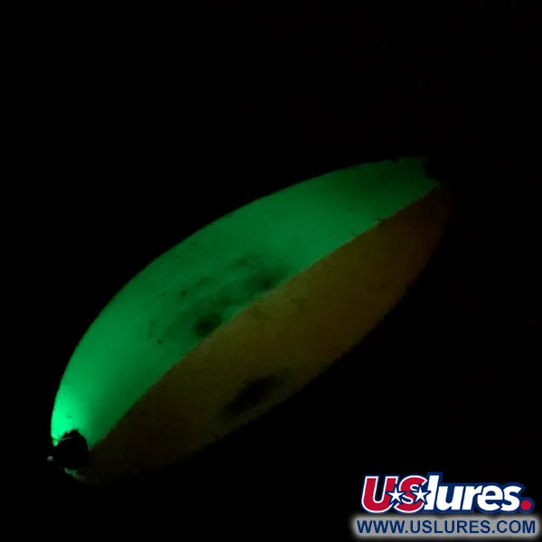 Seneca Little Cleo Glow cucchiaino traina, Bianco/Arancio/Nickel, 5g, #7120