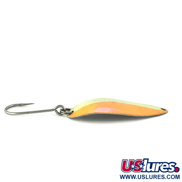 Seneca Little Cleo Glow cucchiaino traina, Bianco/Arancio/Nickel, 5g, #7120