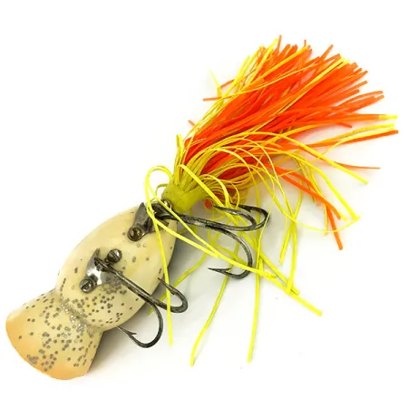 Fred Arbogast Hula Popper Esca Topwater, Rana, 14g, Skirt, #7126